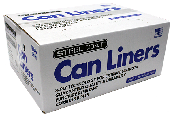 Steelcoat Can liners box